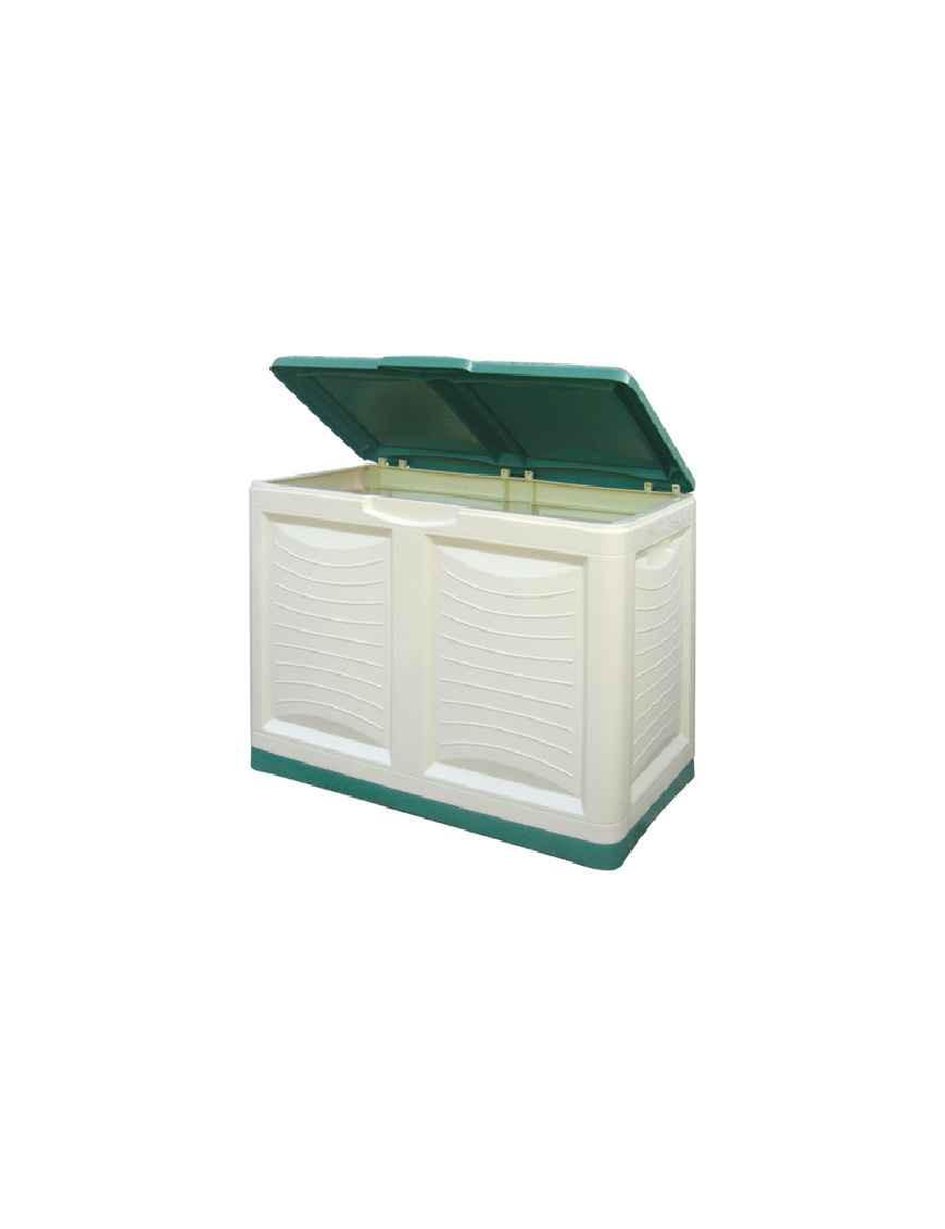 Cassone mettitutto portatutto pellet legna color muschio 78x45xh64cm Bama Cassone mettitutto portatutto pellet legna color muschio 78x45xh64cm Bama